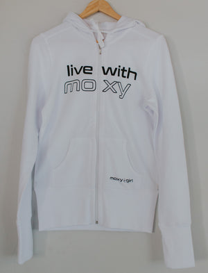 Live With Moxy Zip Front Hoodie