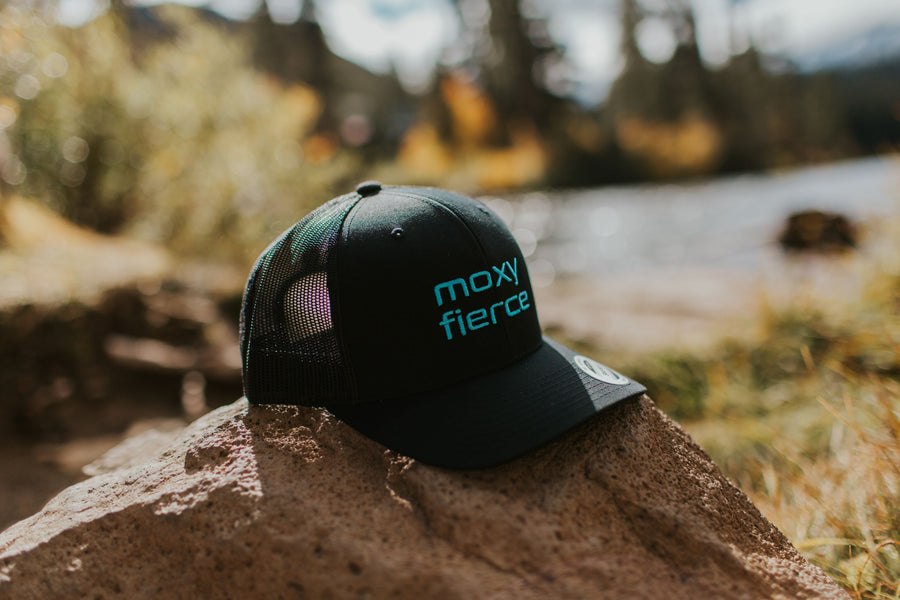 Moxy Fierce Black Trucker Hat