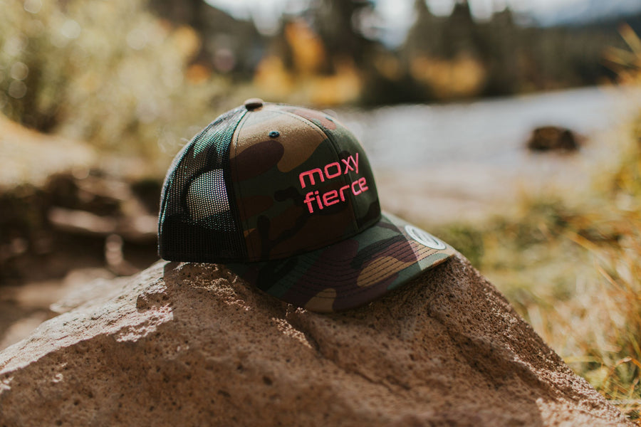 Moxy Fierce Camo Trucker hat